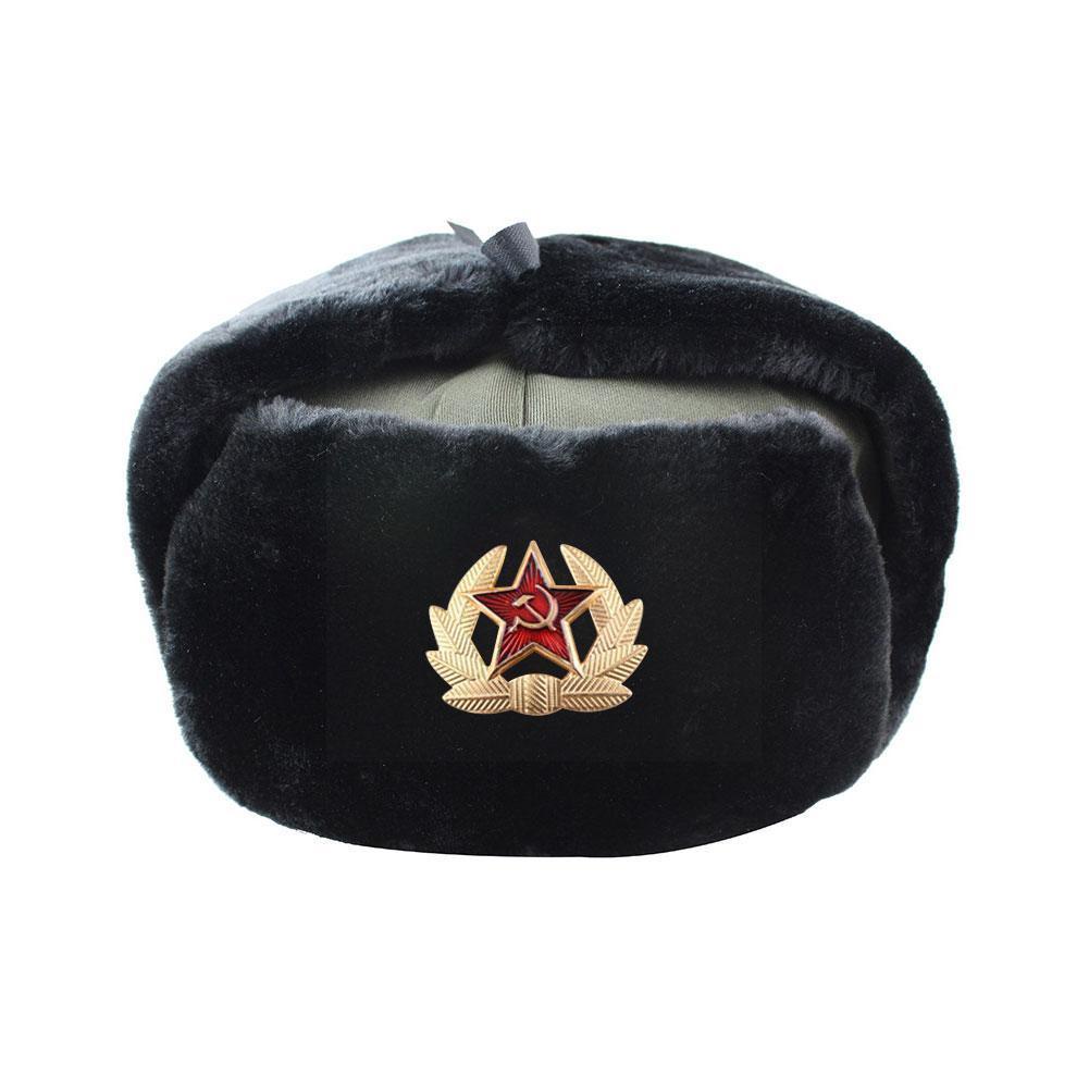 Mũ Bomber Quân Đội Nga Ushanka Chống Gió Giữ Ấm Mùa Đông Cho Nam