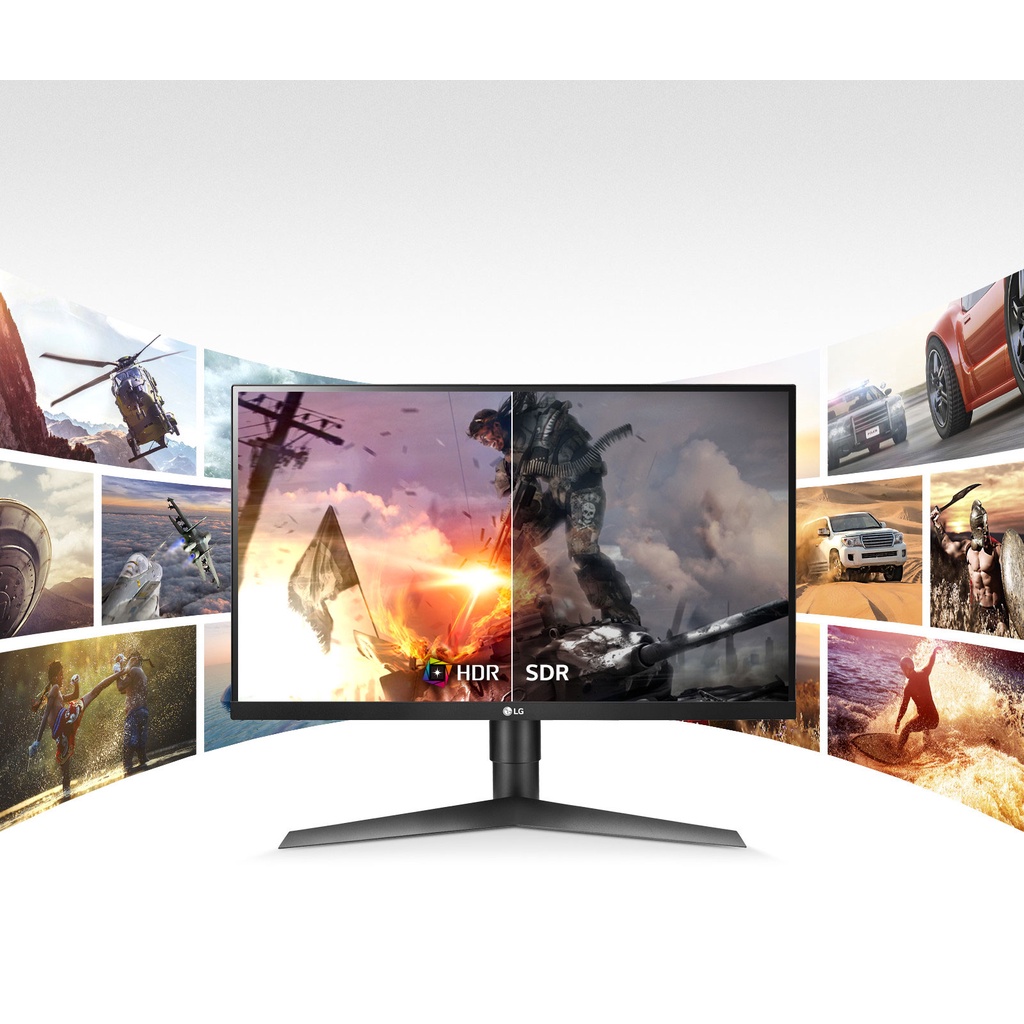 Màn Hình Máy Tính LG UltraGear 27'' Full HD 144Hz 1ms FreeSync 27GL650F-B - Hàng Chính Hãng