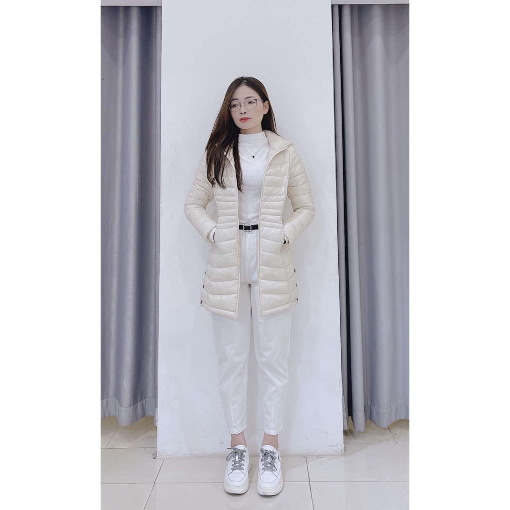 Áo Phao Nữ YODY Dáng Dài Siêu Nhẹ Siêu Ấm, Áo Khoác Nữ Có Mũ PHN4002 | BigBuy360 - bigbuy360.vn