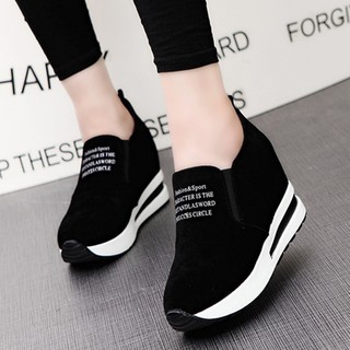 Giày Sneakers Nữ Độn Đế 6cm Mã H71