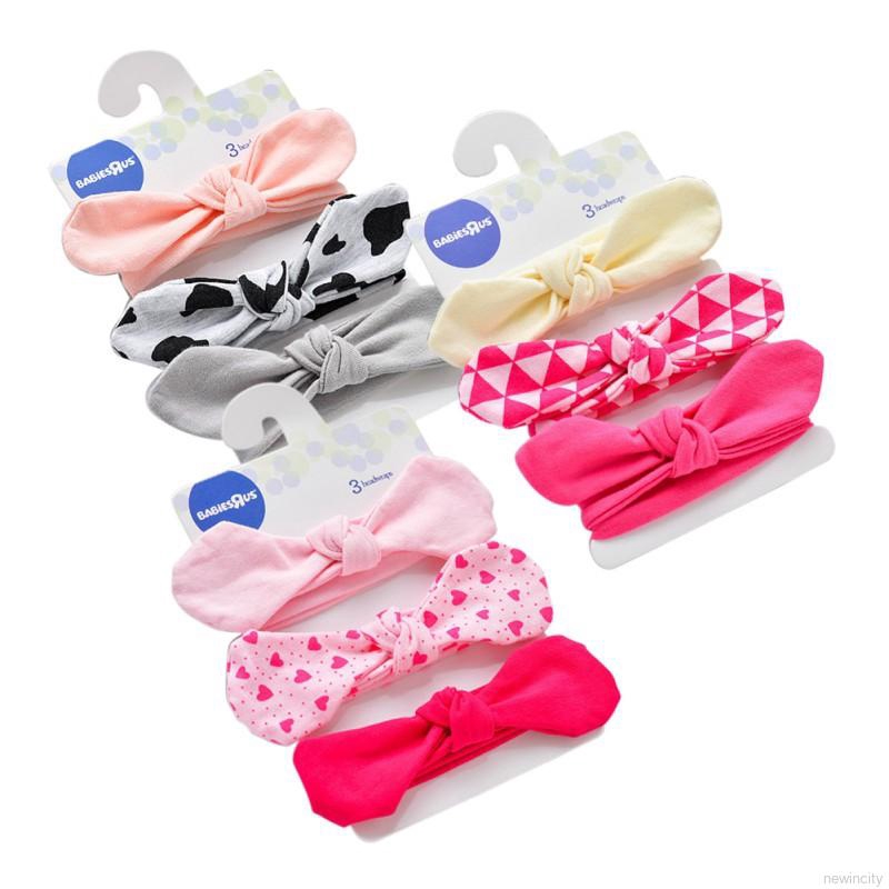 Băng đeo đeo đầu có chi tiết nơ co dãn phong cách Hàn Quốc cho bé gái