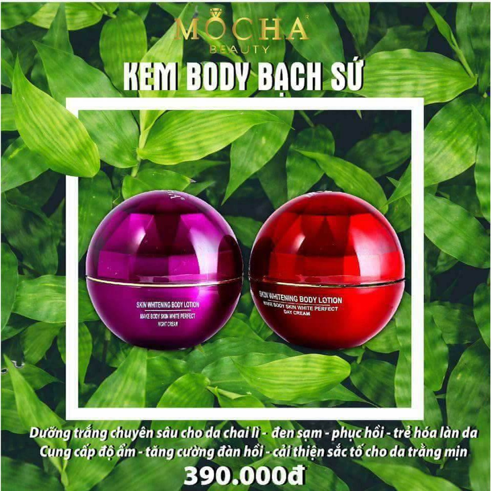 Body bạch sứ dưỡng trắng Mocha (Tặng túi xinh)