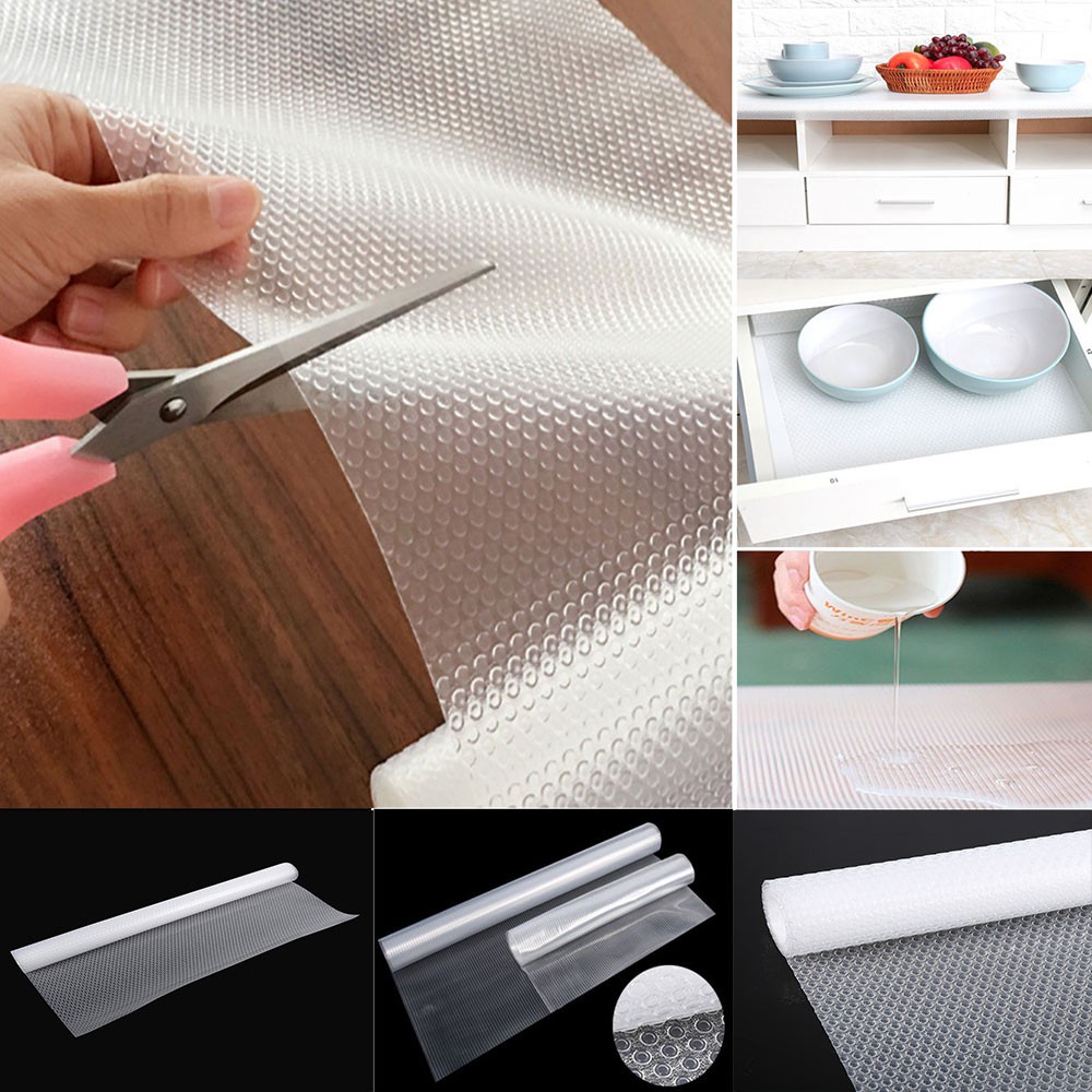 🍊YANN🍊 Protector Cupboard Mat Shelf Table Cover Drawer Liner Non-slip Waterproof Non-adhesive Clear EVA