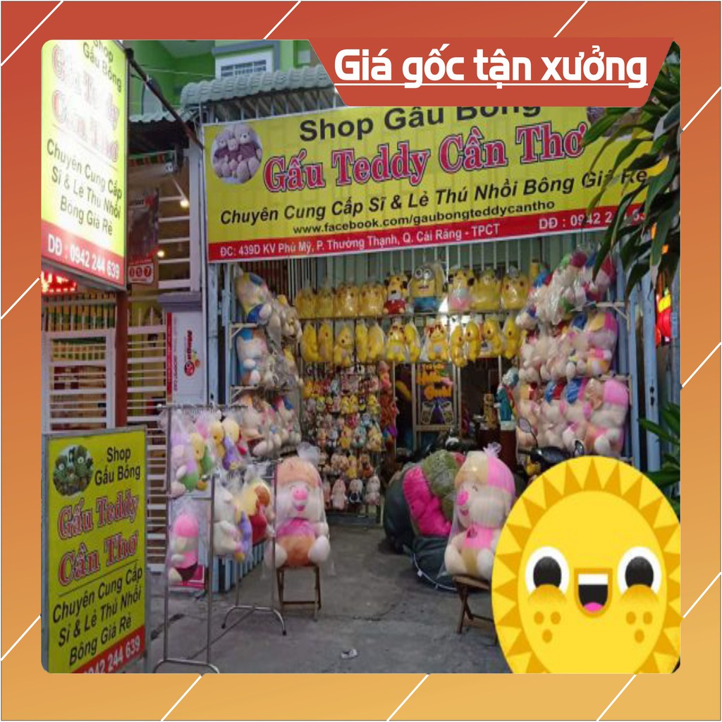 Gấu Bông BÒ CHĂM CHỈ Size 1M (ẢNH + VIDEO THẬT 100%) I [Ảnh + Video Thật 100%] I Kho Gấu Bông Giá Sỉ I