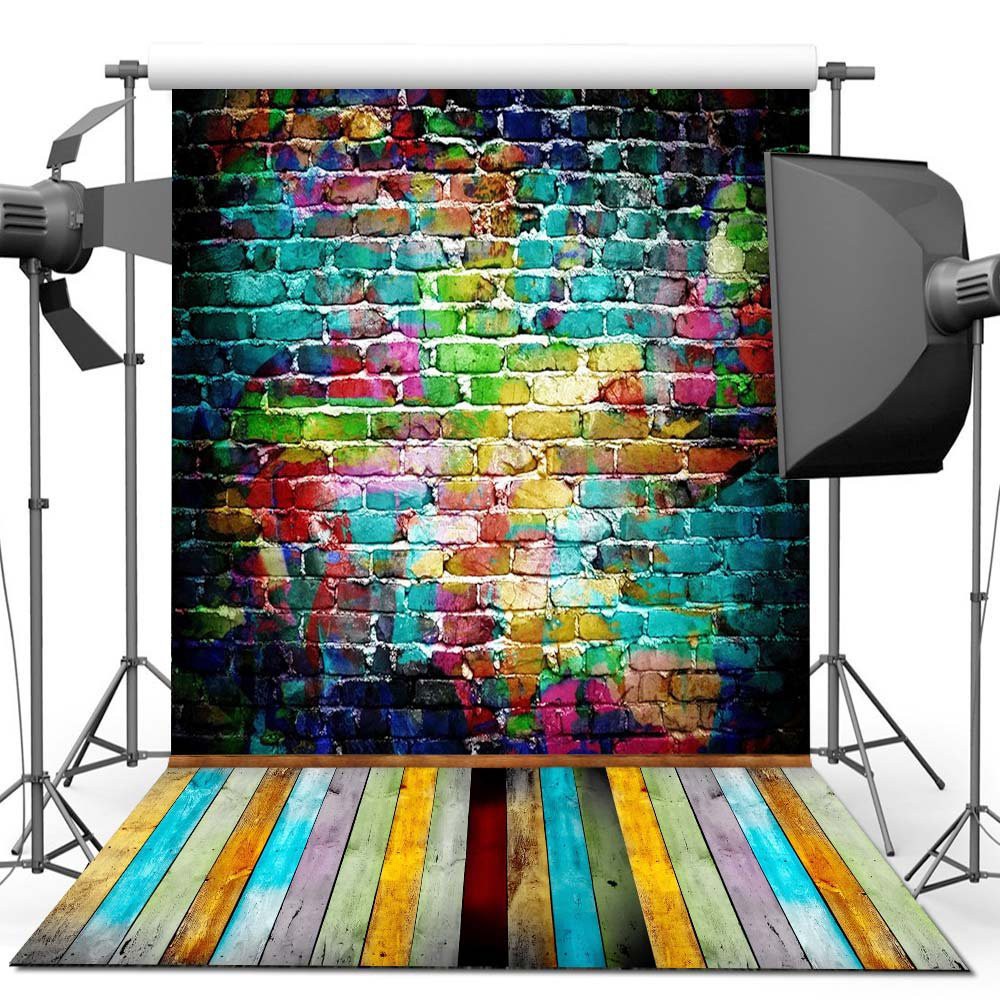 Phông Nền Chụp Ảnh 3d Bằng Gỗ Kích Thước 5x7ft Kích Thước 1.5x2.1m