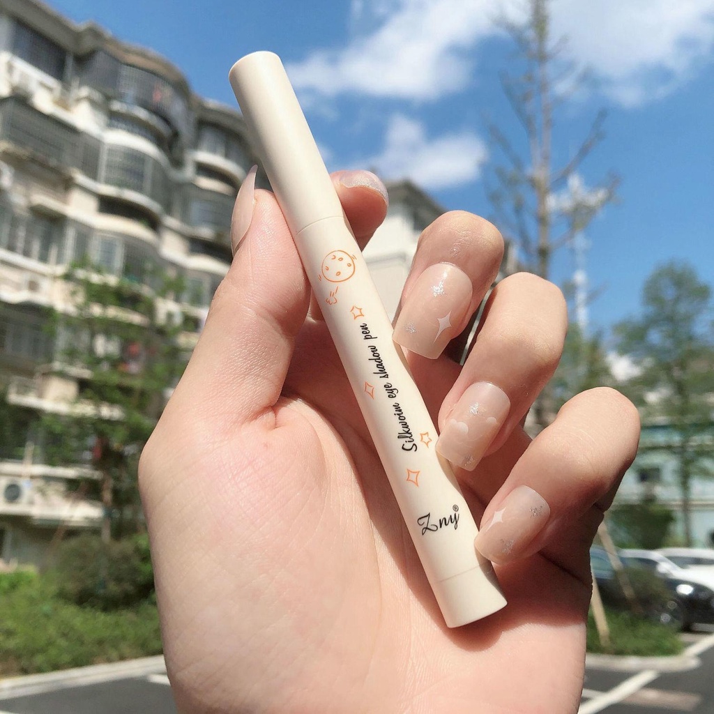 Bút Kẻ Mắt Tơ Tằm Tằm Màu Trắng Ngọc Trai Tạo Đường Viền Mắt Một Đầu powd | BigBuy360 - bigbuy360.vn