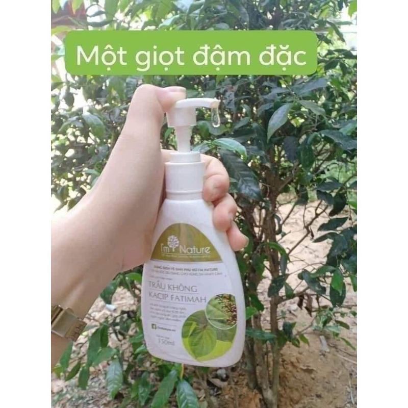 (chính hãng) Dung Dịch Vệ Sinh Phụ Nữ Trầu Không I'm Nature 150ml giúpKhử mùi hôi, chống khô rát, nấm ngứa.  hồng hào Se