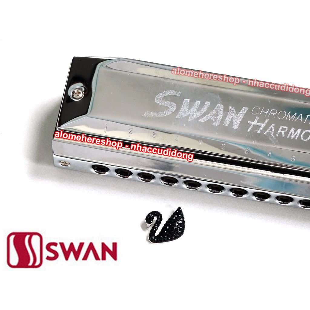 Kèn harmonica chromatic Swan SW1664 16 lỗ