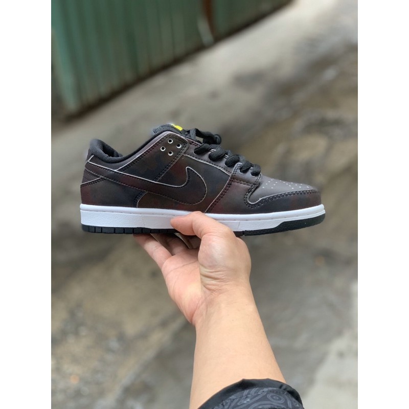 Giày sneaker thể thao SB phối màu nâu đất