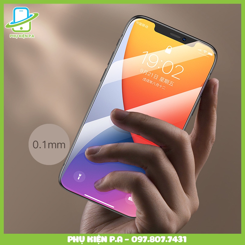 Kính cường lực không viền iPhone 15 Pro Max/14 Plus/13 Mini/13 Pro Max/12/12 Pro Max/11/11 Pro Max/X/XR/XS Max/8/7/6