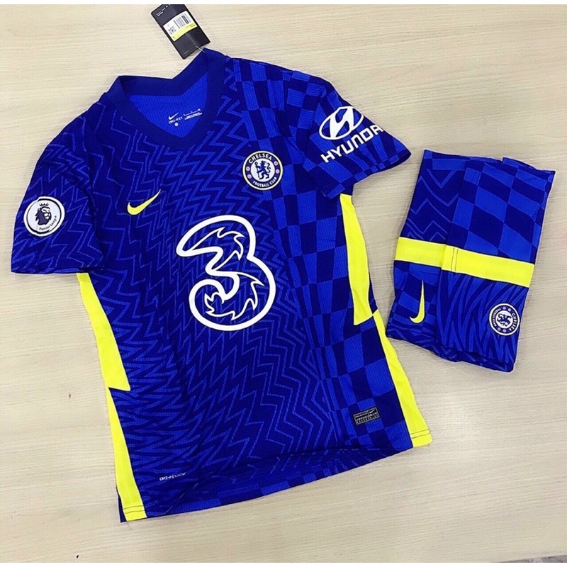 🔥Áo bóng đá 2021/22🔥Tuyển CHELSEA👉Vải mè thái thấm hút mồ hôi