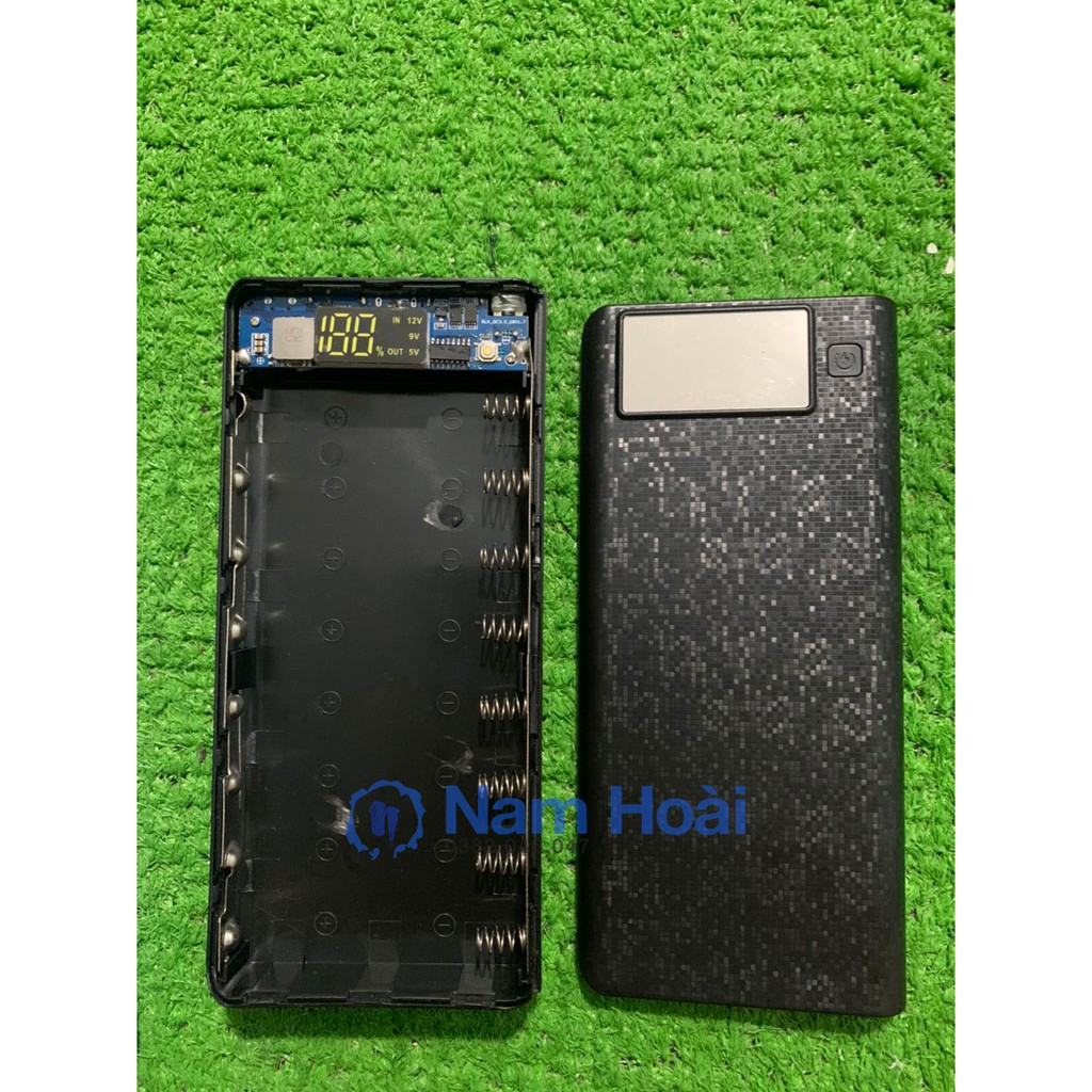 Box sạc dự phòng 8 cell hỗ trợ sạc nhanh QC3.0, PD3.0, VOOC Mẫu 2021