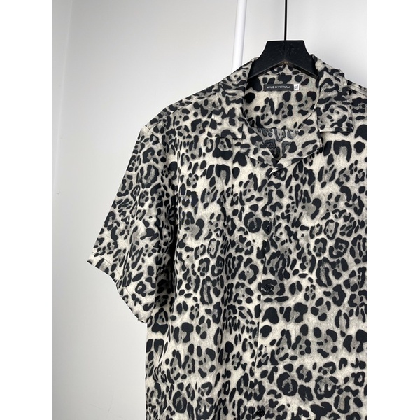 Áo sơ mi cộc tay unisex form rộng họa tiết BÁO XÁM MỚI cho nam nữ | DUYHI | Ảnh thật