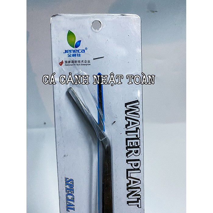 NHÍP INOX CONG CHO BỂ CÁ THỦY SINH JENECA  AT37W