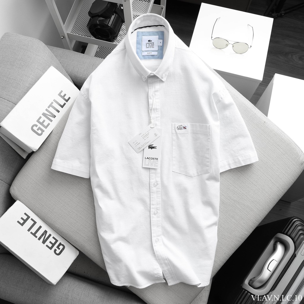 Áo sơ mi nam đũi CỘC TAY LCST HÀNG VNXK | BigBuy360 - bigbuy360.vn