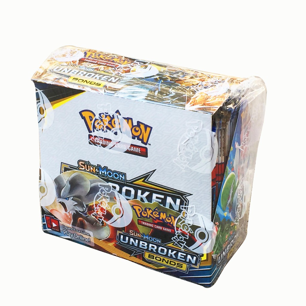 Bộ 324 Thẻ Bài Chơi Pokemon Sun&amp;Moon Unbroken Bonds TCG Sưu Tập Đẹp Đọc Đáo