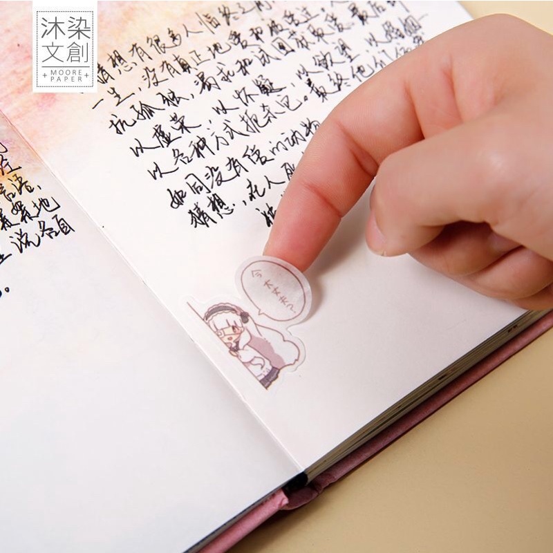 Hộp 40 sticker hình dán ngộ nghĩnh nhiều mẫu