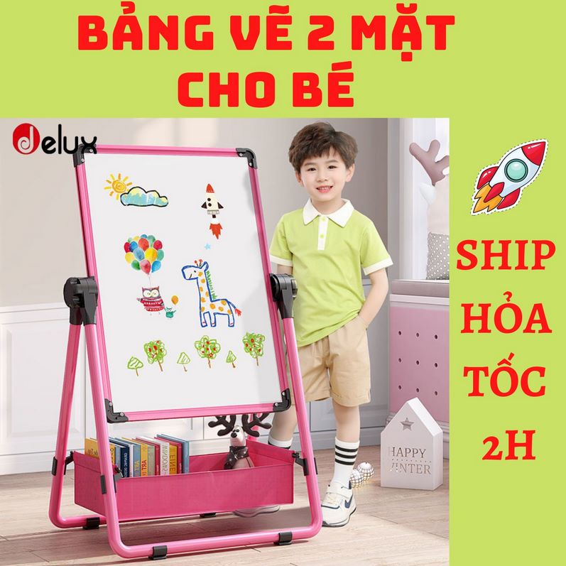 Bảng Vẽ Hai Mặt Cho Bé, Có Từ Tính Xóa Dễ Dàng, Bảng Vẽ Giúp Bé Thông Minh Hơn Trong Giáo Dục