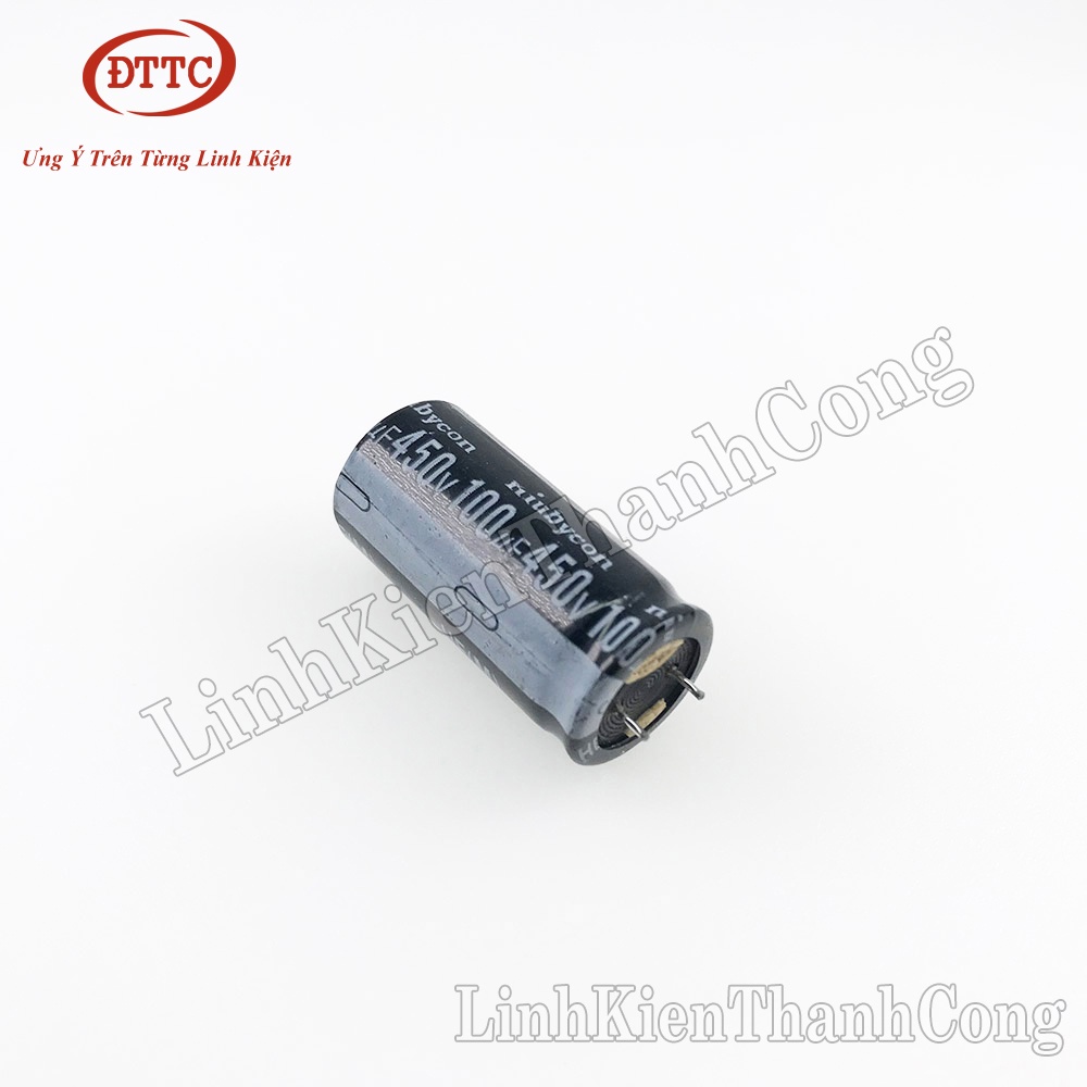 Tụ 100uF 450V cũ (18x35mm)