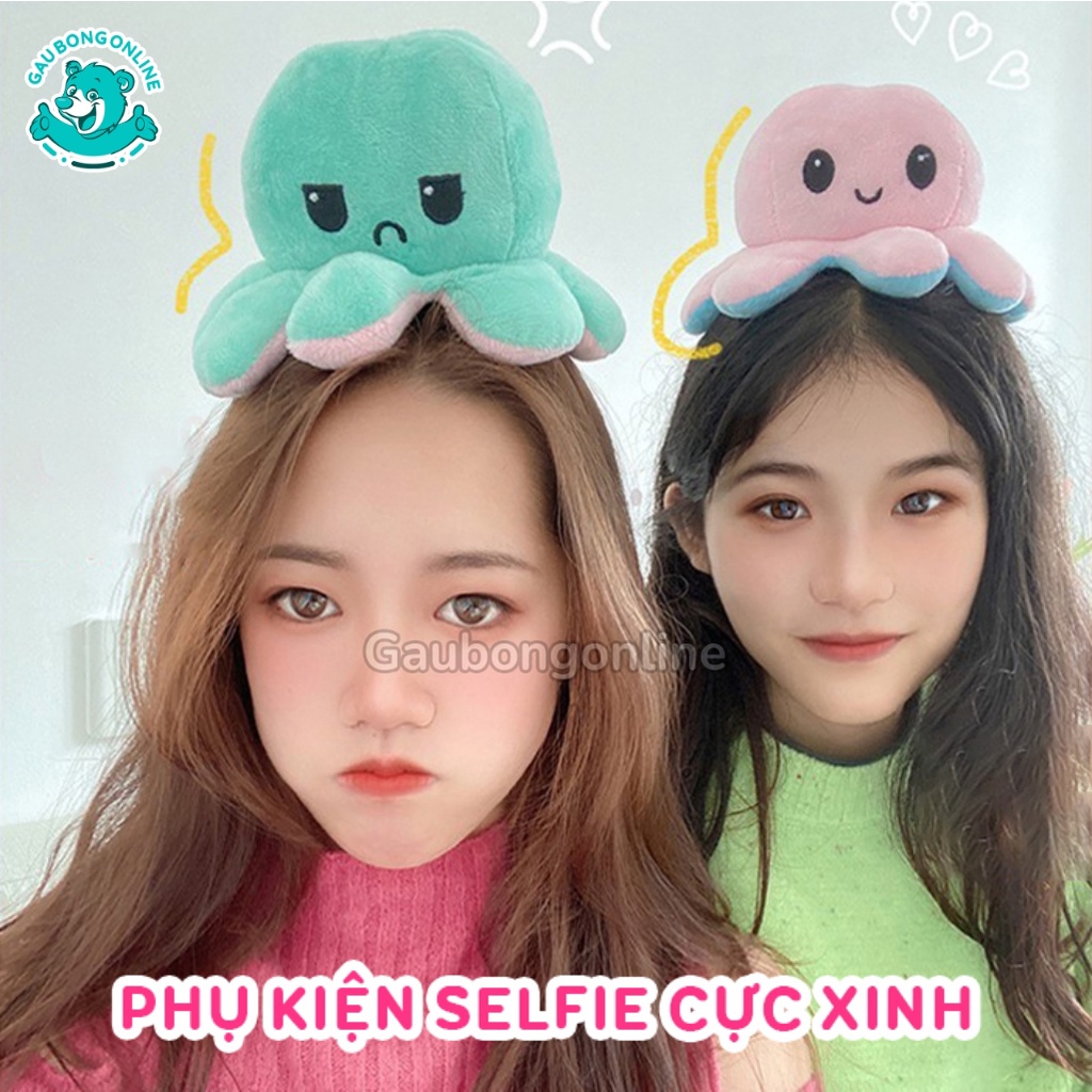 Bạch Tuộc Cảm Xúc Bông 2 Mặt Size To 25cm - 40cm - 70cm | Gấu Bông Online.