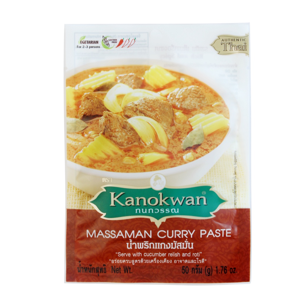 Combo 3 gói cà ri Thái Kanokwan 50g x 3 [Date 21/09/2024]