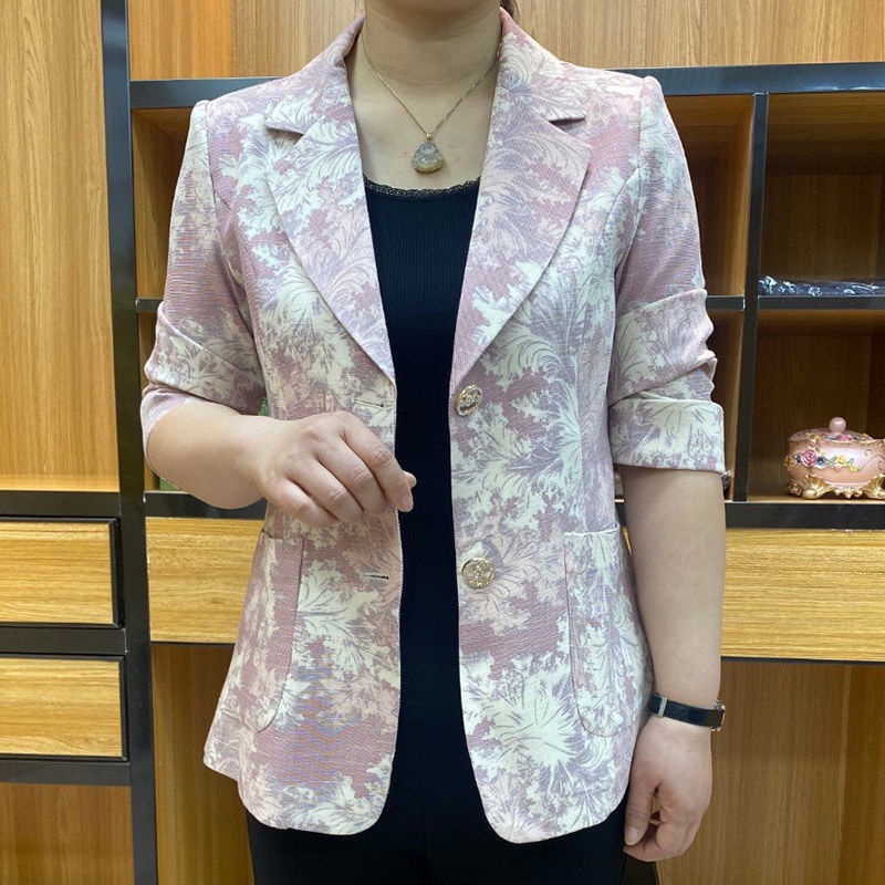 Áo Khoác Vest In Họa Tiết Phong Cách Anh Quốc Thời Trang Mùa Hè Sang Trọng Cho Nữ