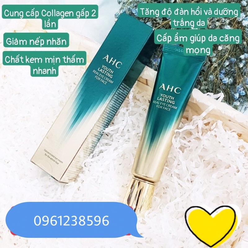 Kem Dưỡng Mắt AHC Youth Lasting Real Eye Cream For Face 12ml