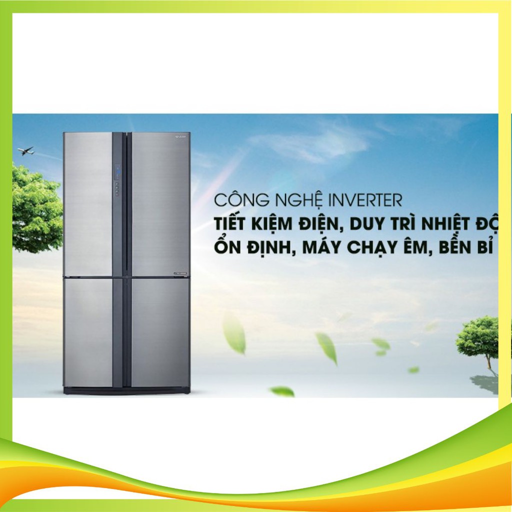 Tủ lạnh 4 cửa Sharp Inverter 626 lít SJ-FX631V-SL | SJ-FX630V-ST | SJ-FX630V-BE