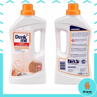 [ Hàng Đức] Nước lau sàn gỗ Denkmit loại 1L