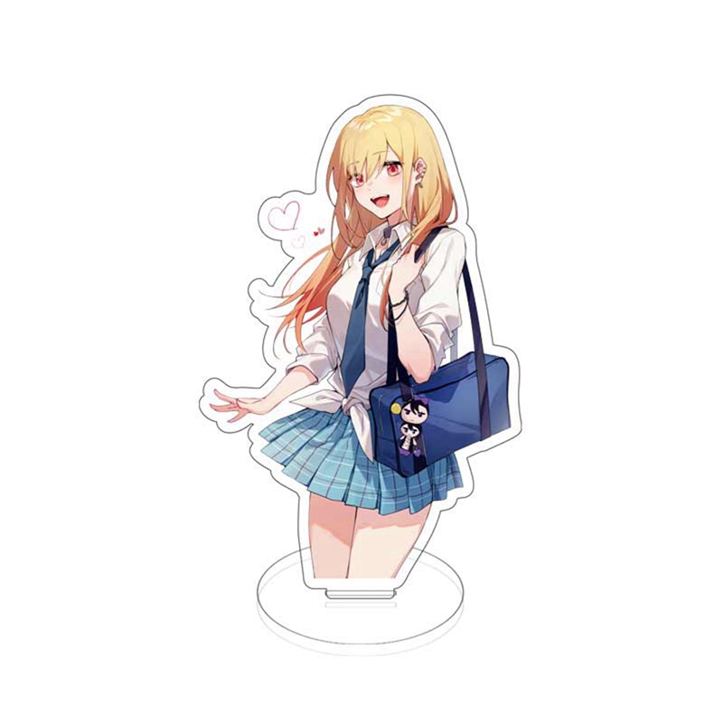 Bộ Phụ Kiện Trang Trí Nhà Cửa Bằng acrylic Hình Trái Tim Con Rối Mùa Thu Trong love Dali Kitagawa Haimeng