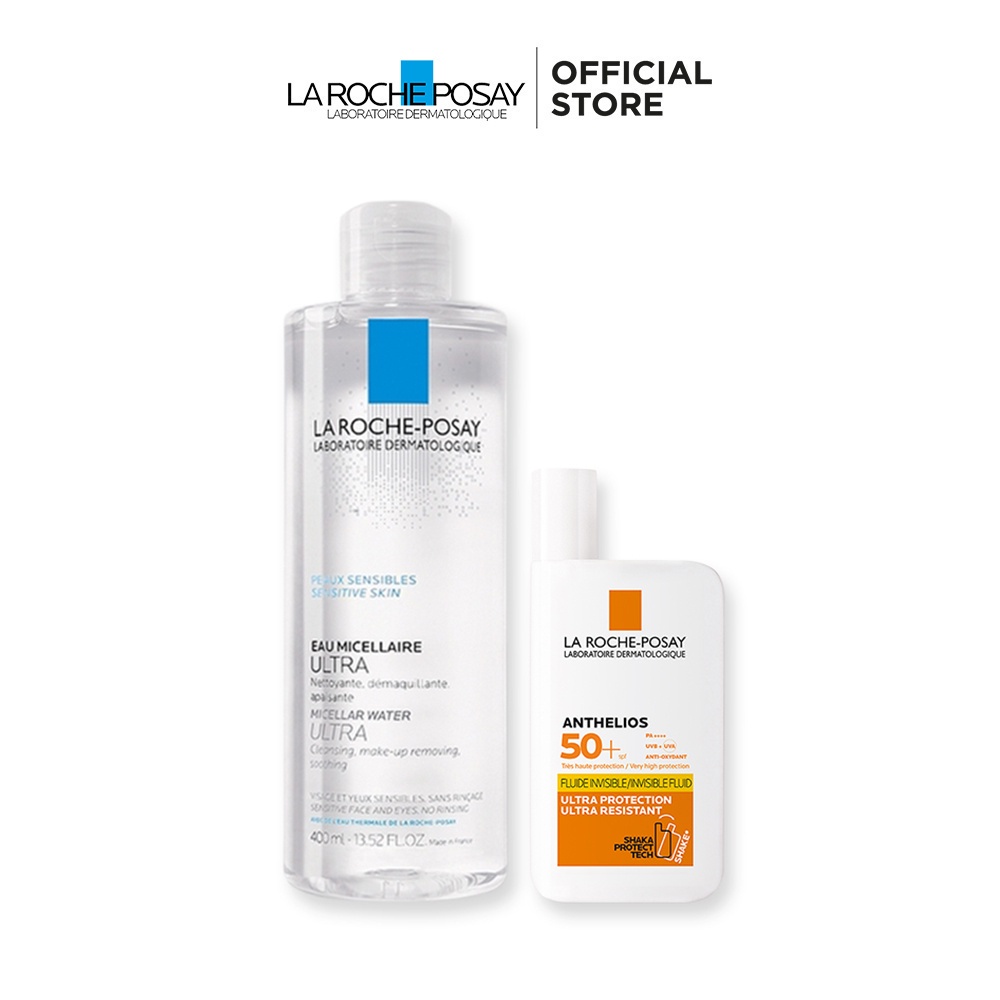 Bộ sản phẩm làm sạch và bảo vệ da toàn diện cho da nhạy cảm La Roche-Posay