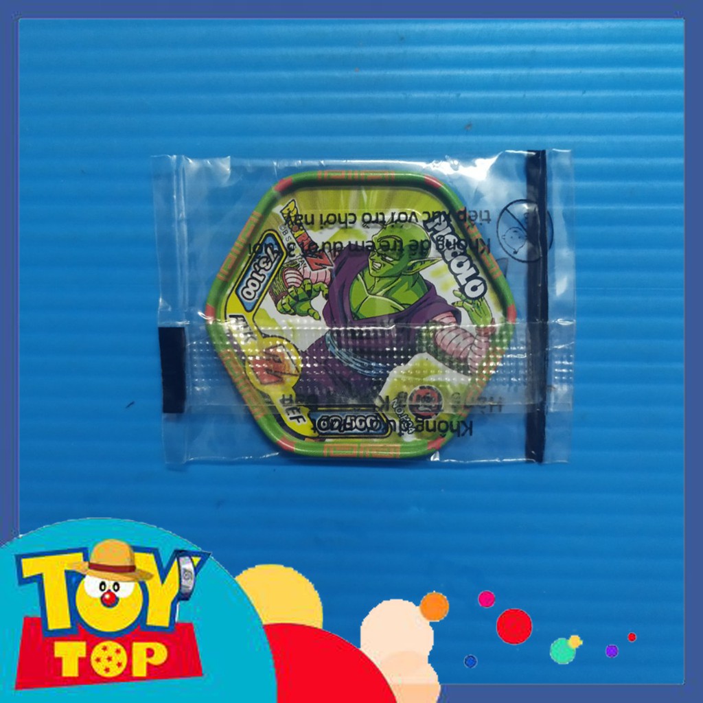 Một thẻ] Thẻ bài Toonies Dragon Ball Z dạng xu thiếc leng keng - Thẻ lục giác còn seal