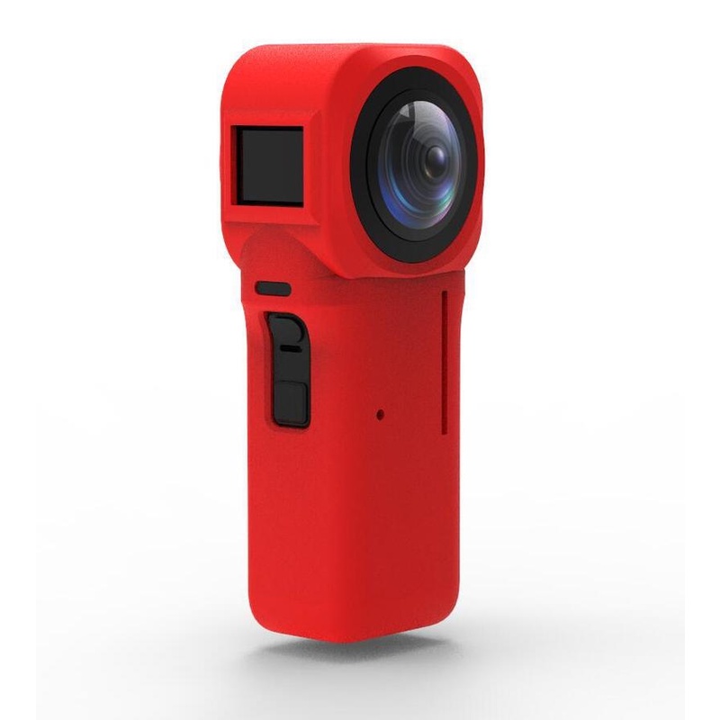 Ốp Nắp Bảo Vệ Ống Kính Camera Bằng Silicon Chống Trầy Xước Cho Insta360 One RS 1 Inch Panoramic Action