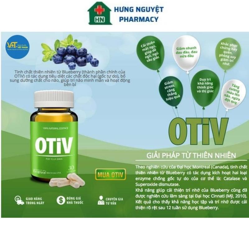 Viên uống OTIV bổ não 30 viên