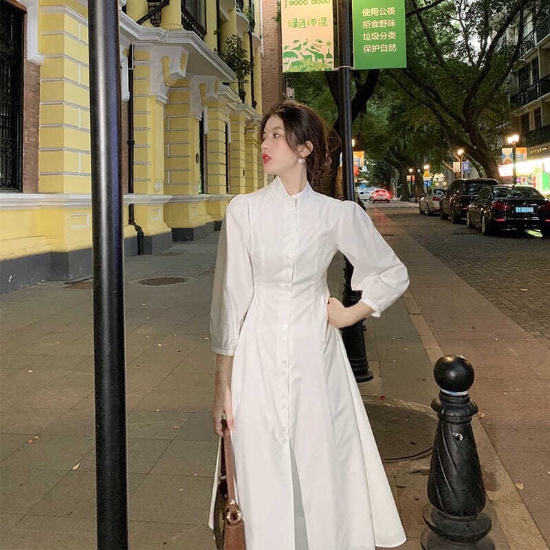 VÁY XOÈ TAY DÀI QUA ĐẦU GỐI TIỂU THƯ SANG CHẢNH 😍😘🥰