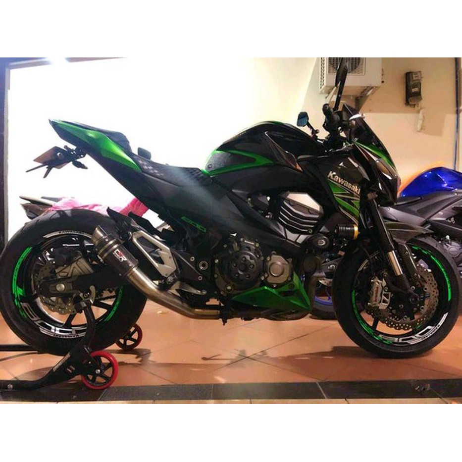 Miếng dán trang trí bánh xe mô tô Kawasaki Z800 17