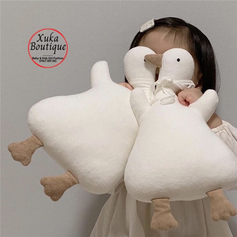 Thú Bông Vịt Trắng Organic Phong Cách Hàn Quốc