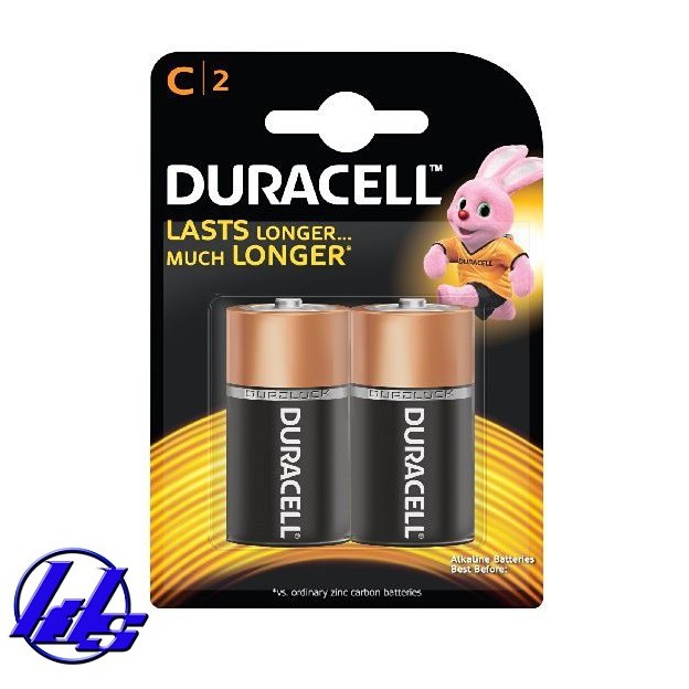 Pin trung C Duracell 1,5v MN1400-LR14 Alkaline Last Longer - Vỉ 2 viên