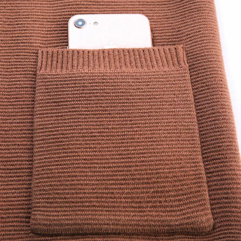 Áo Khoác Cardigan Nam Dài Tay Cổ Bẻ Thời Trang