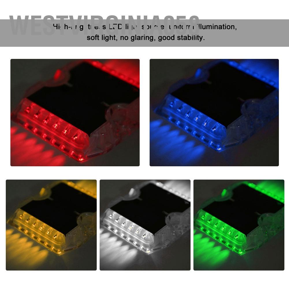 Westvirginia058 Westvirginia058 12LED Đèn chiếu sáng hỗ trợ năng lượng mặt trời Đường hầm dẫn cao tốc Ánh đường IP68 Chống thấm nước