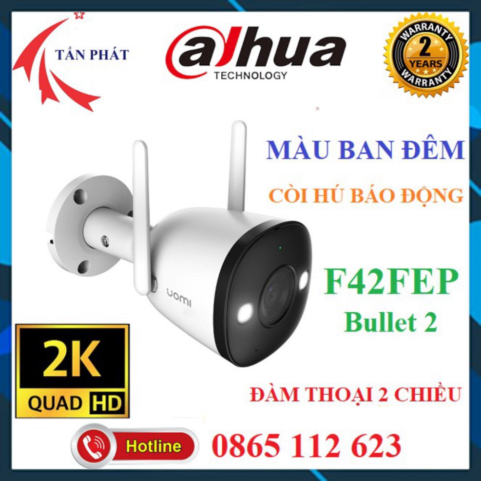 Camera IP 2M 4M WiFi Ngoài Trời IMOU F42FEP  BH 24TH Bullet G26EP G22P F22P F42FP G42P  1080P FullHD MÀU BAN ĐÊM Dahua