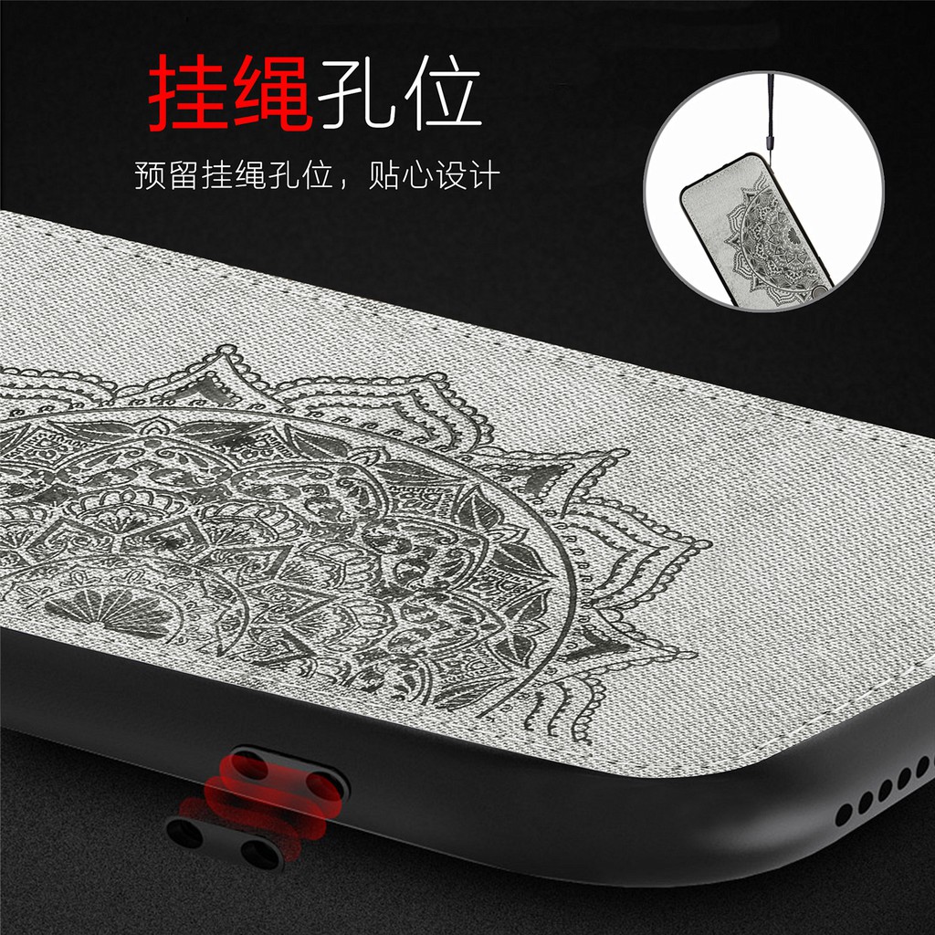 Ốp lưng mềm chống rơi in hình Mandala cho iPhone X Xs XR Max iXR iXS XSMAX