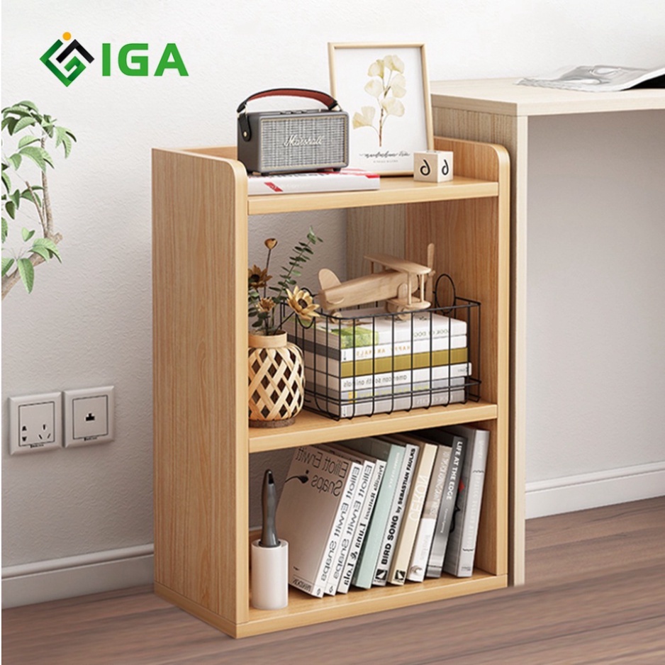 Kệ sách gỗ mini IGA  - GP156