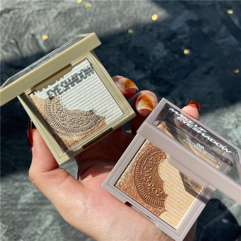 (Hàng Mới Về) Bảng Phấn Mắt Xixi Ba Màu Lì Ánh Ngọc Trai Lấp Lánh má hồng trang điểm mắt mĩ phẩm nội địa trung | BigBuy360 - bigbuy360.vn