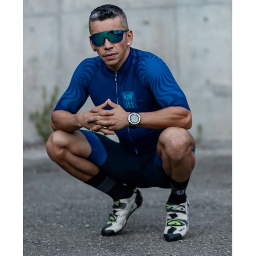 Bộ quần áo chạy xe đạp tay ngắn thời trang dành cho nam và nữ