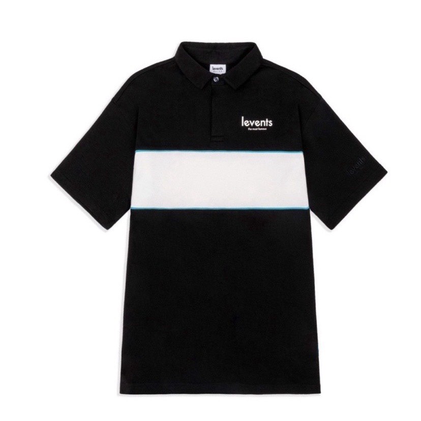 Áo Phông Ngắn Tay , Áo Thun Polo Thêu Chứ Levents 100% Cotton Co Giãn 4 Chiều.