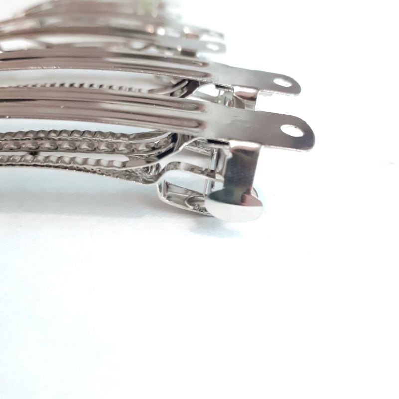 Sỉ 100 chiếc kẹp tóc bấm - Sườn kẹp tóc - Cặp tóc sao 3 tầng làm handmade🍒