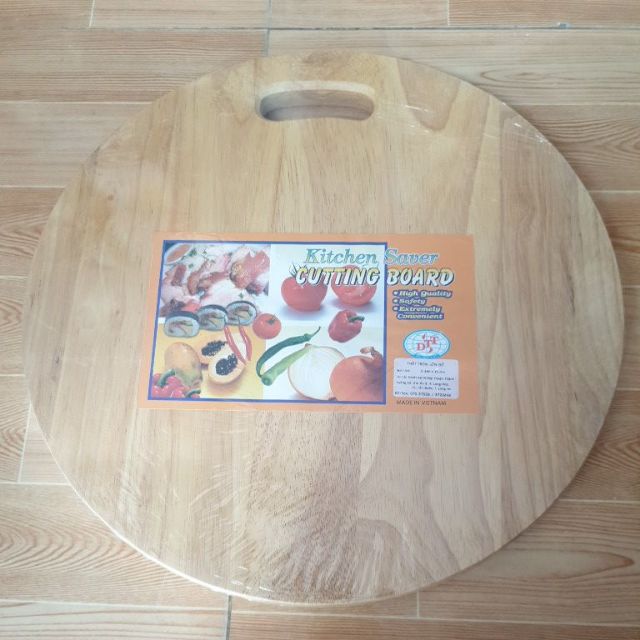 Thớt gỗ tròn 34cm cao cấp