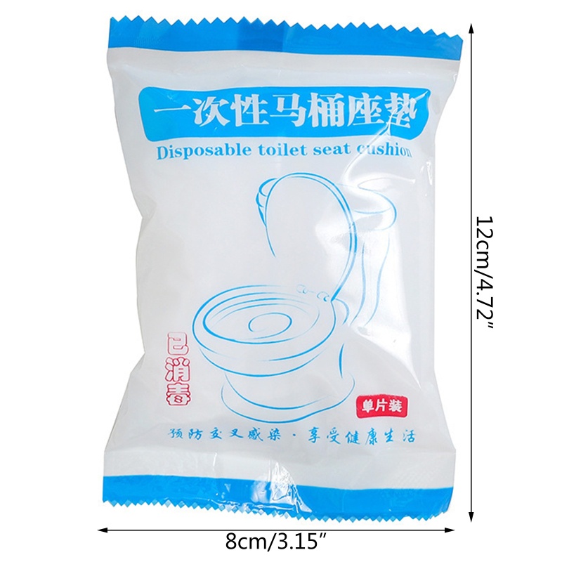 Set 10 Miếng Lót Bồn Cầu Chống Thấm Nước Sử Dụng Một Lần Tiện Lợi