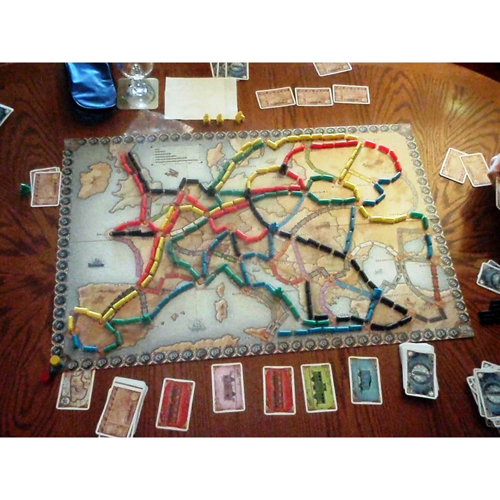 Bộ trò chơi Boardgame hấp dẫn người chơi Ticket To Ride bản Europe